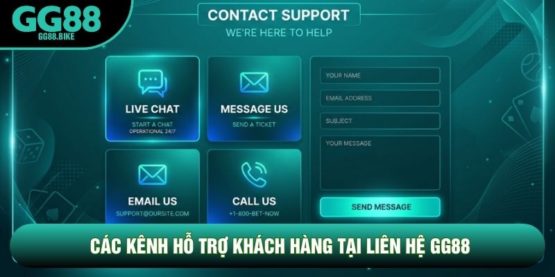 Các kênh hỗ trợ khách hàng tại liên Hệ GG88 Các kênh hỗ trợ khách hàng tại liên Hệ GG88