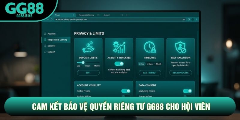 Cam kết bảo vệ quyền riêng tư GG88 cho hội viên