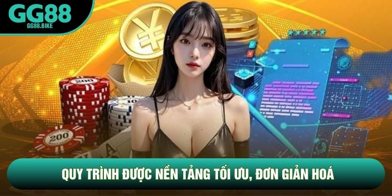 Quy trình được nền tảng tối ưu, đơn giản hoá Quy trình được nền tảng tối ưu, đơn giản hoá