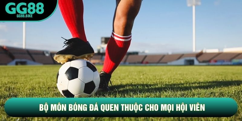 Bộ môn bóng đá quen thuộc cho mọi hội viên